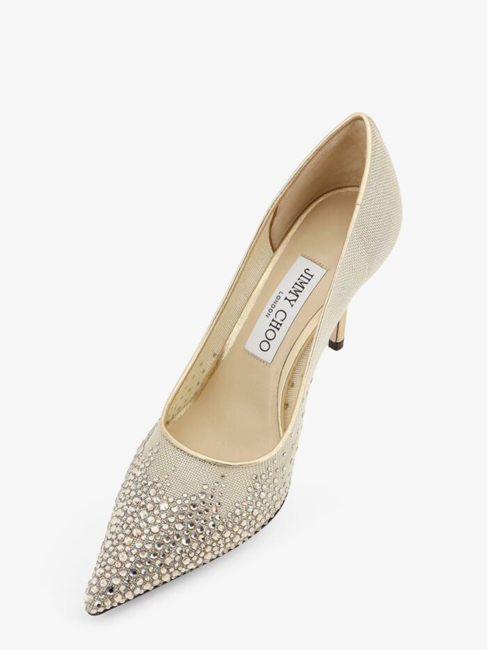 Jimmy Choo Love 85 Mesh Pumps With Crystals