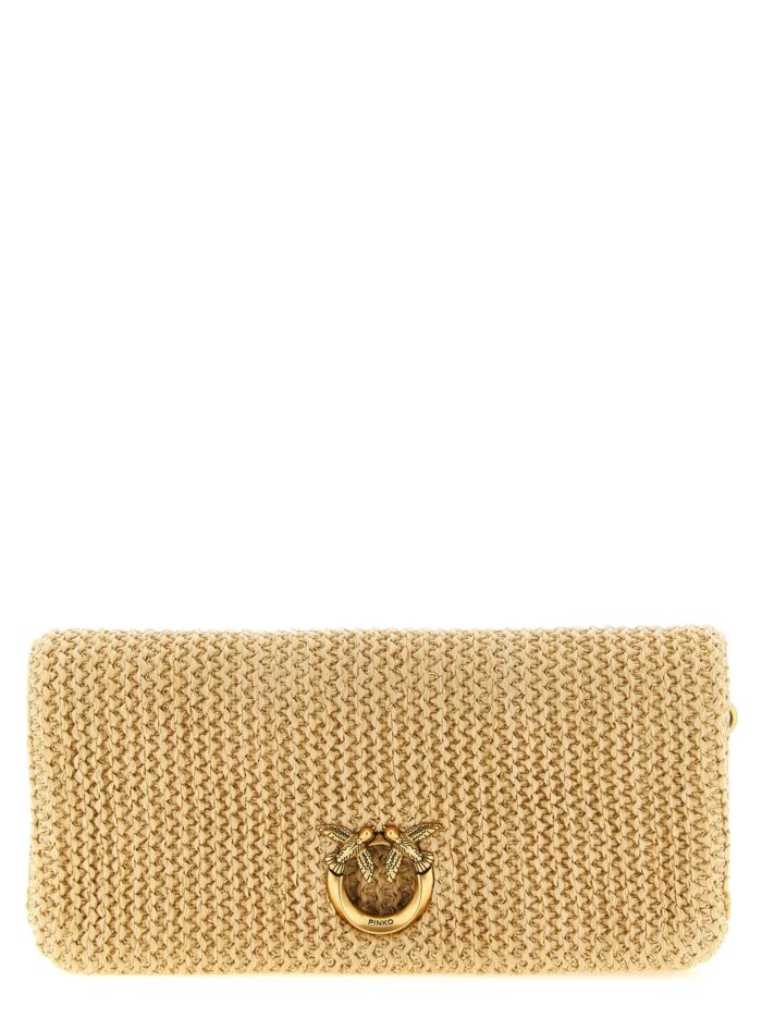 pinko 'love bag click soft horizontal' clutch Pinko 'Love Bag Click Soft Horizontal' Clutch