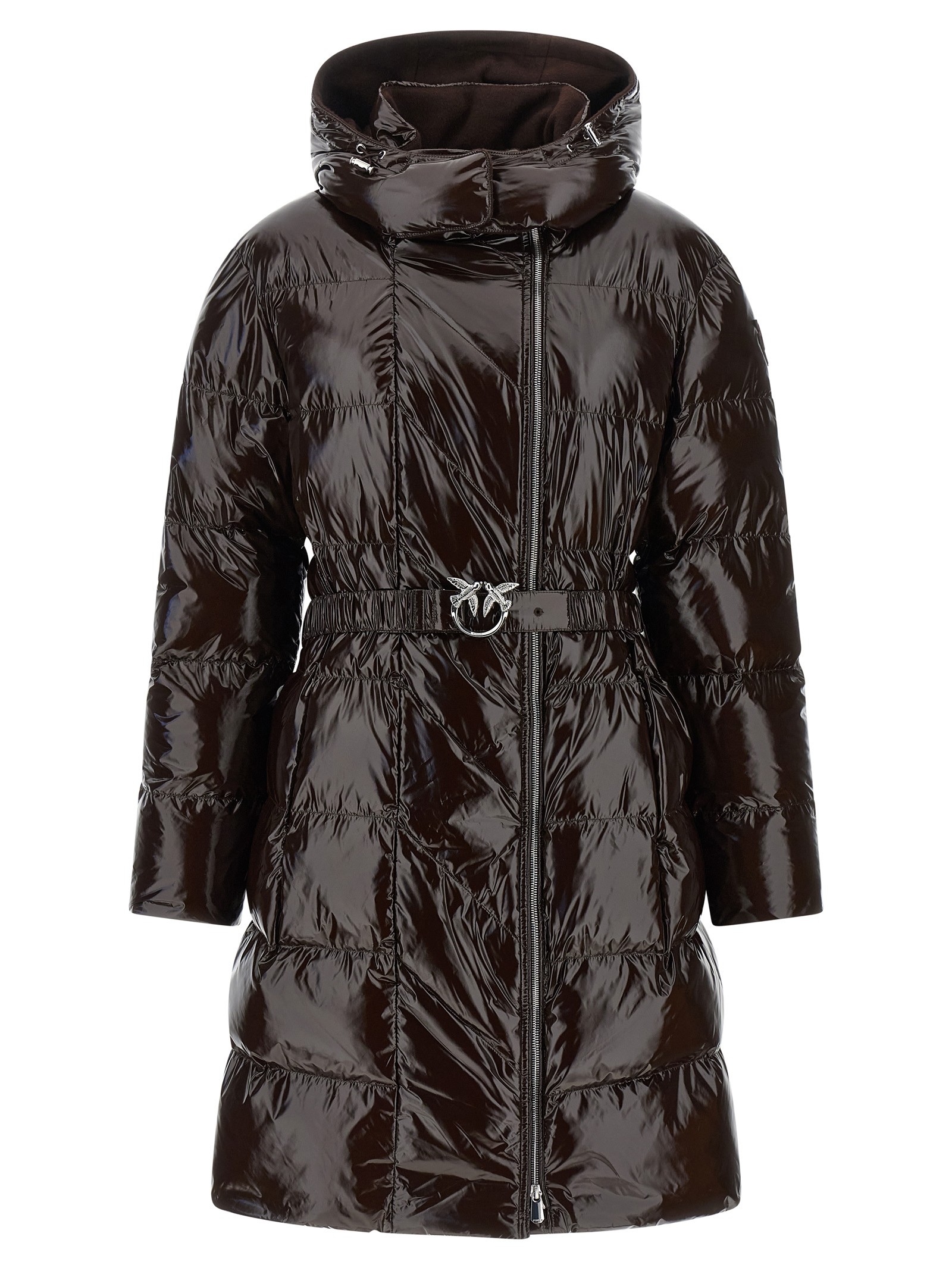 Pinko 'Love Birds' Buckle Down Jacket