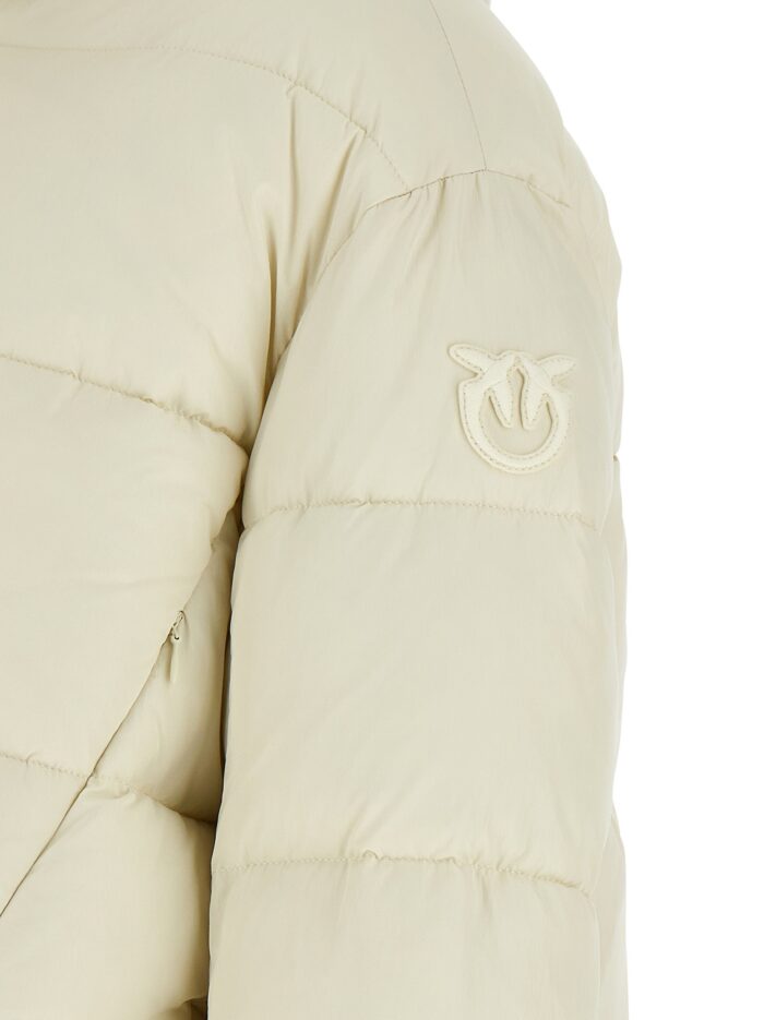 Pinko 'Love Birds' Logo Down Jacket