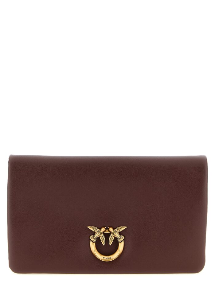 pinko 'love click soft horizontal' mini clutch Pinko 'Love Click Soft Horizontal' Mini Clutch