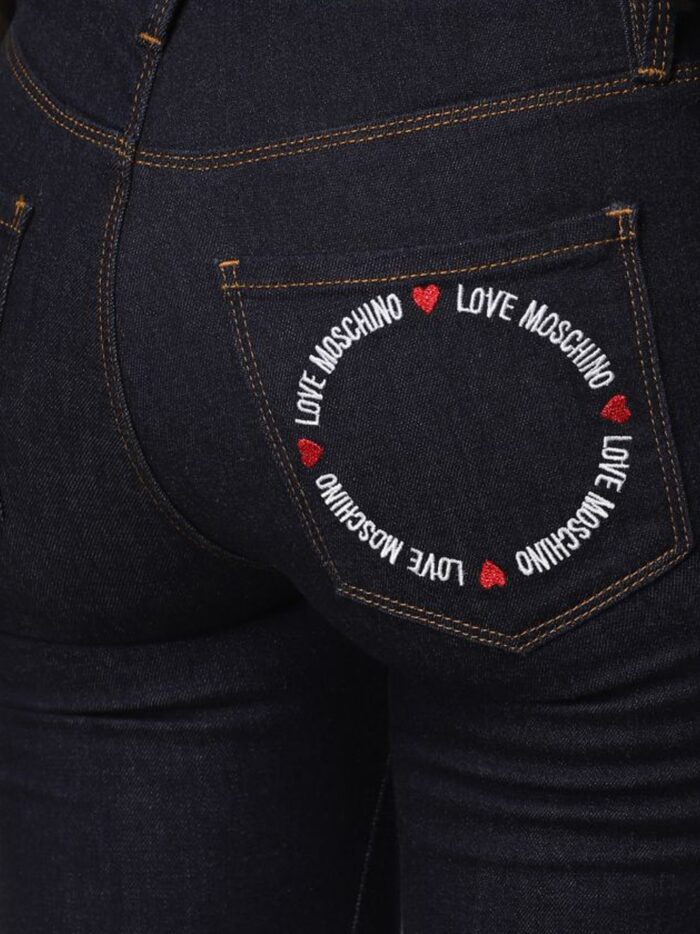 LOVE MOSCHINO LOGO SKINNY JEANS