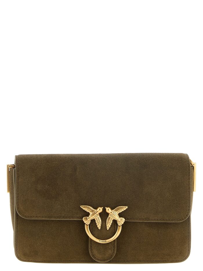 Pinko 'Love One Slouchy' Classic Green Shoulder Bag
