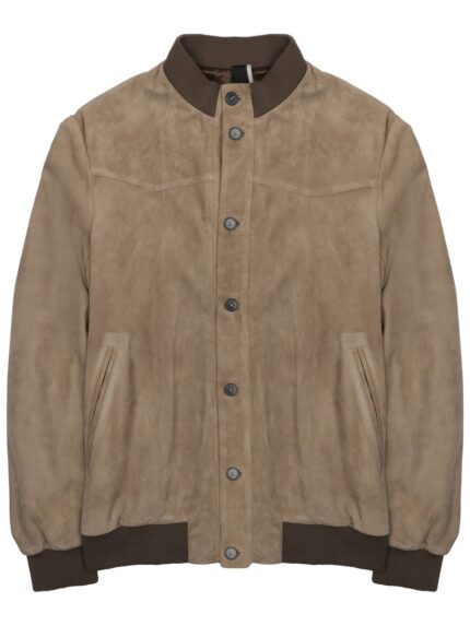 LOW BRAND GIACCA BOMBER IN SUEDE