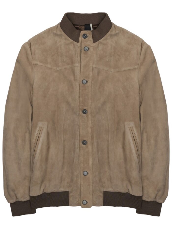 low brand giacca bomber in suede LOW BRAND GIACCA BOMBER IN SUEDE
