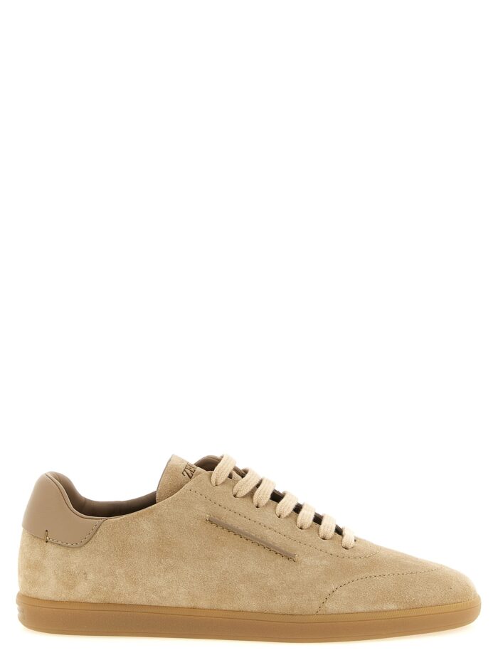 zegna low top suede sneakers Zegna Low-Top Suede Sneakers