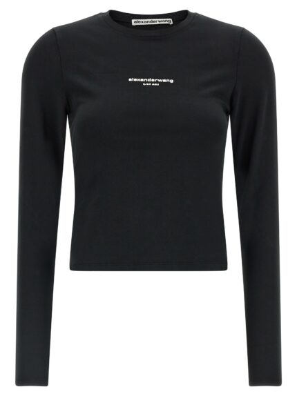 Alexander Wang 'LS Tee W/Logo Print' T-shirt