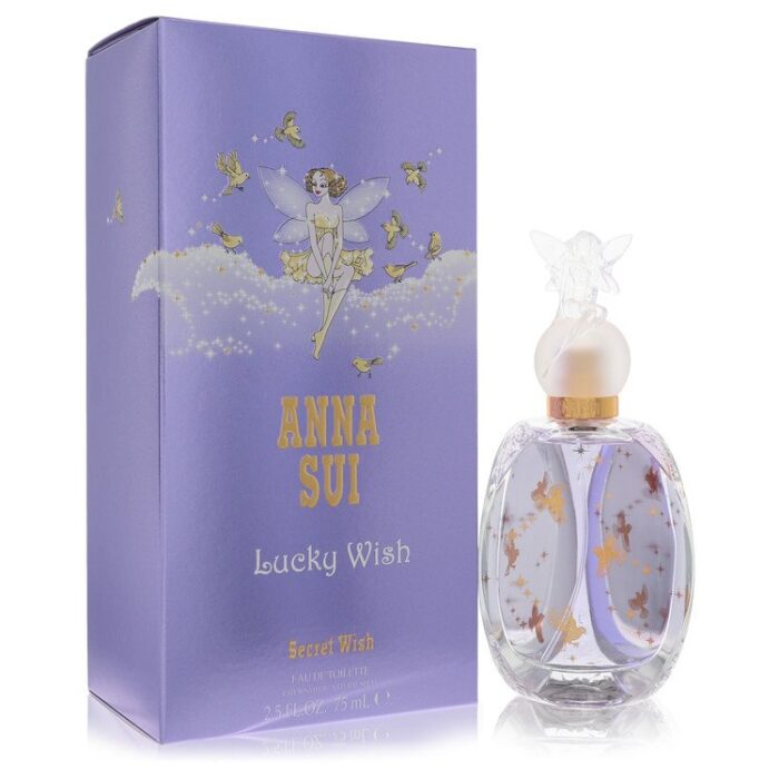 Lucky Wish Secret Wish By Anna Sui - Eau De Toilette Spray 2.5 Oz