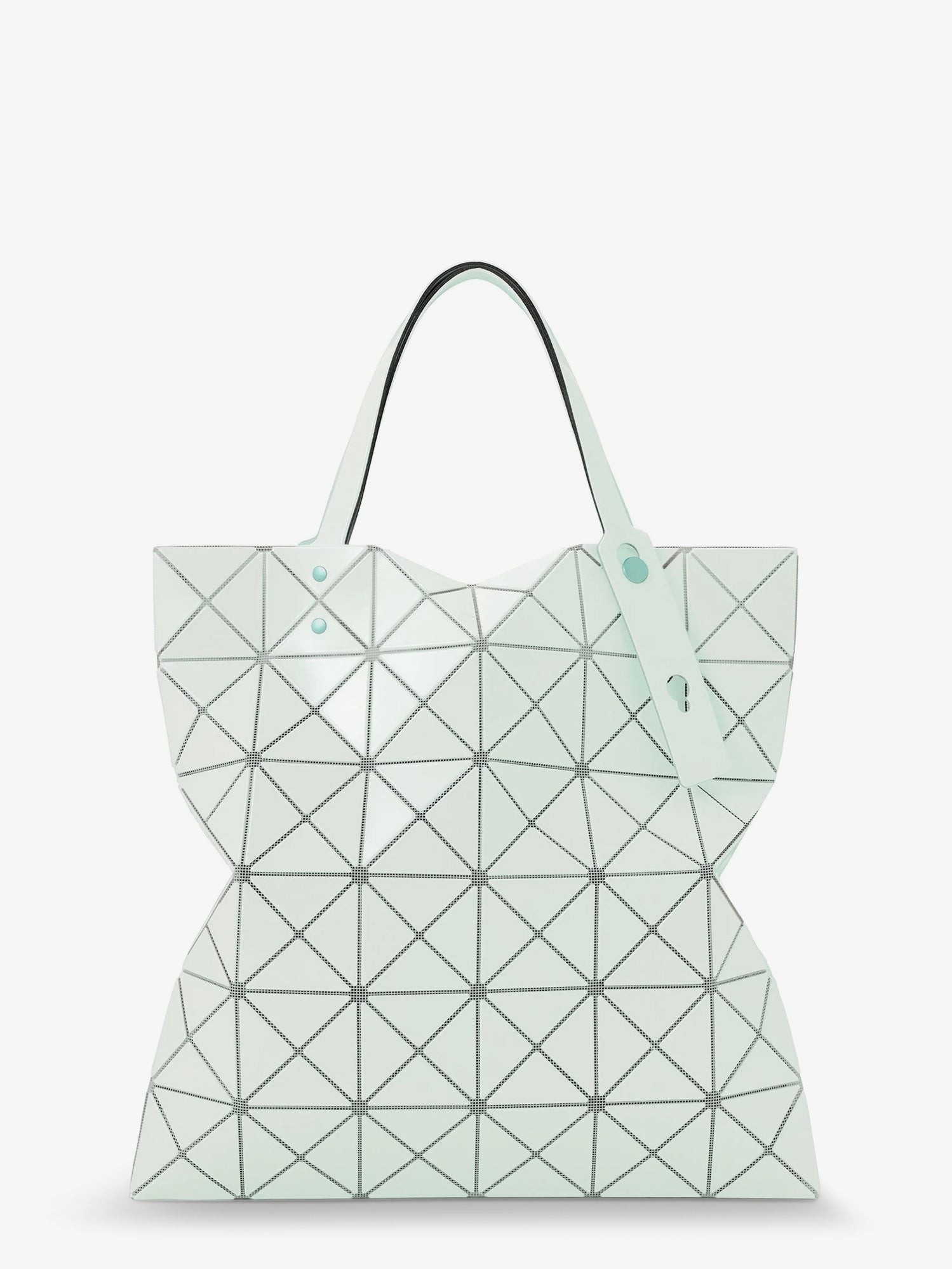 BAO BAO ISSEY MIYAKE Lucent One Tone Shoulder Bag With Geometric Pattern