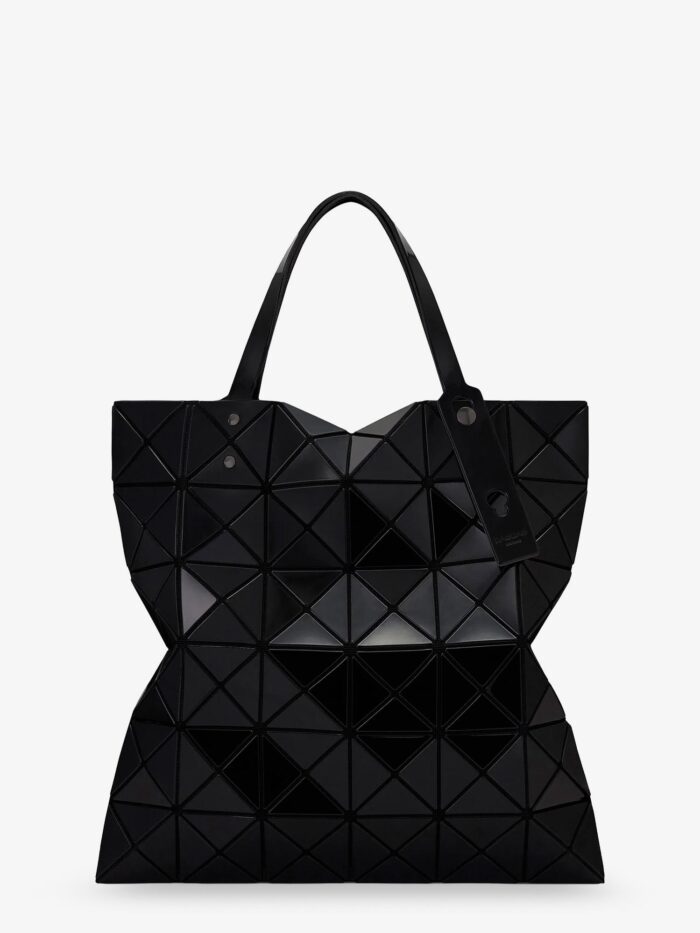 bao bao issey miyake lucent shoulder bag with triangular pattern BAO BAO ISSEY MIYAKE Lucent Shoulder Bag With Triangular Pattern