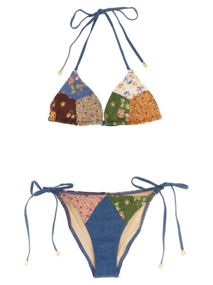ZIMMERMANN 'Lucky Cotton Mini Tri' Bikini