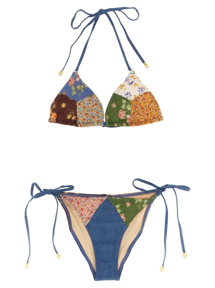 zimmermann 'lucky cotton mini tri' bikini ZIMMERMANN 'Lucky Cotton Mini Tri' Bikini