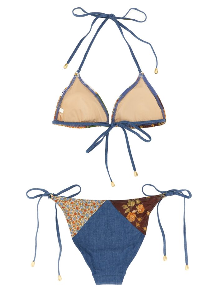 ZIMMERMANN 'Lucky Cotton Mini Tri' Bikini