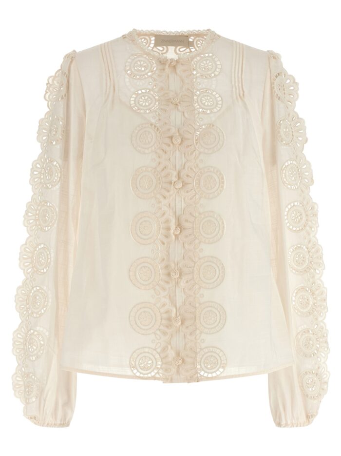 zimmermann 'lucky' embroidered blouse ZIMMERMANN 'Lucky' Embroidered Blouse