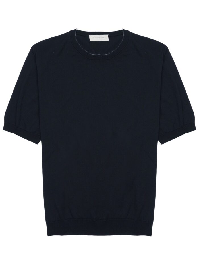 luigi gentile maglia in cotone a manica corta LUIGI GENTILE MAGLIA IN COTONE A MANICA CORTA