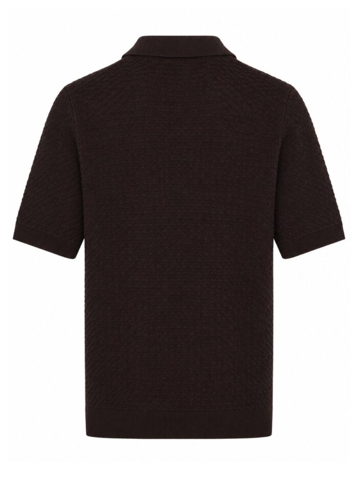 LUIGI GENTILE POLO "CAPRI" IN CROCHET DI COTONE