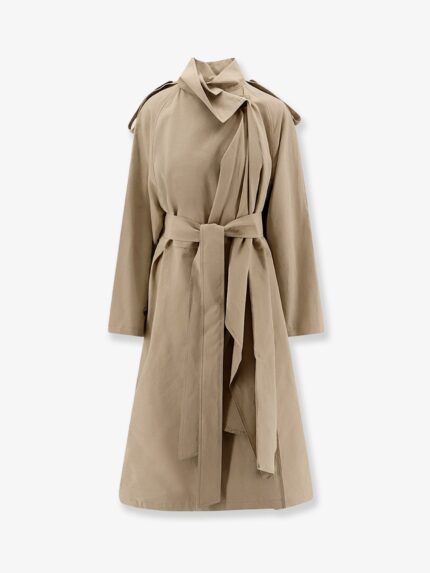 R2w Lumira Linen And Cotton Trench