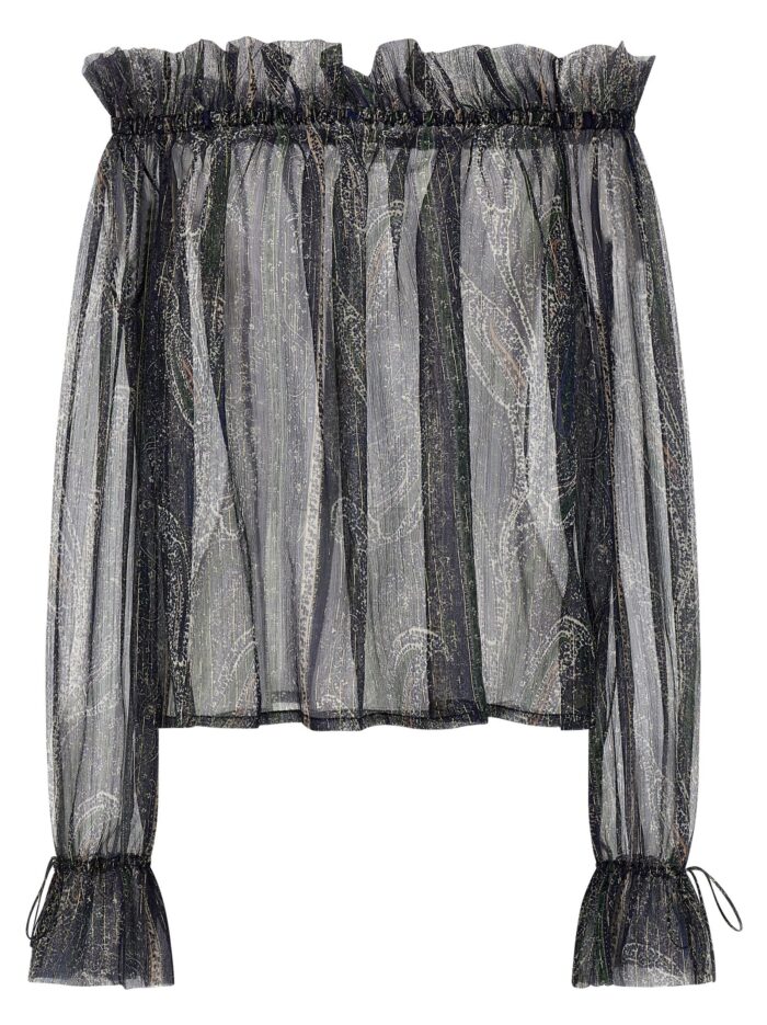 saint laurent lurex blouse Saint Laurent Lurex Blouse