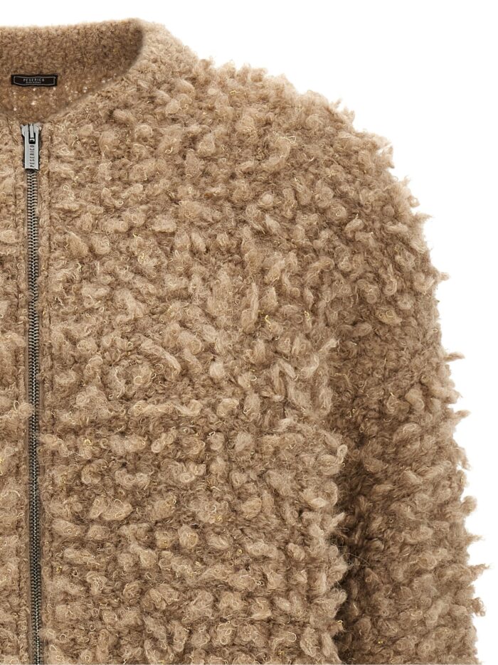PESERICO Lurex Bouclé Bomber Jacket