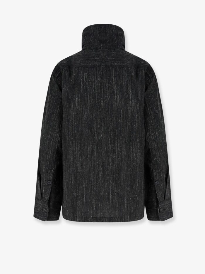 SOEUR Lutece Virgin Wool Blend Shirt With Drawstring
