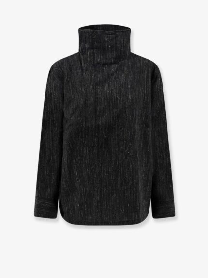 SOEUR Lutece Virgin Wool Blend Shirt With Drawstring