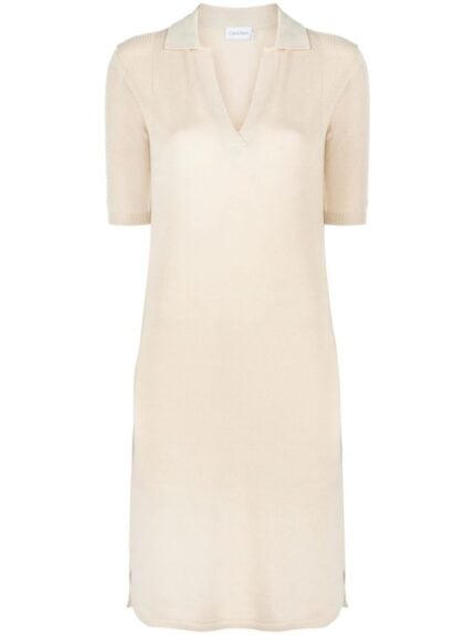 Lyocell Blend Polo Dress