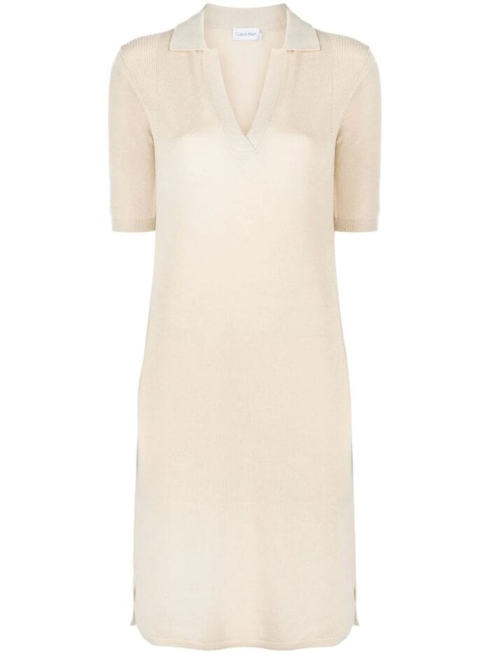 Lyocell Blend Polo Dress