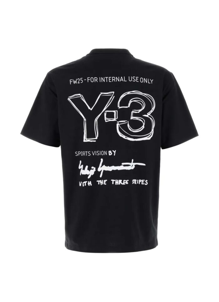 adidas y3 m merch ss tee black Adidas Y3 M MERCH SS TEE BLACK