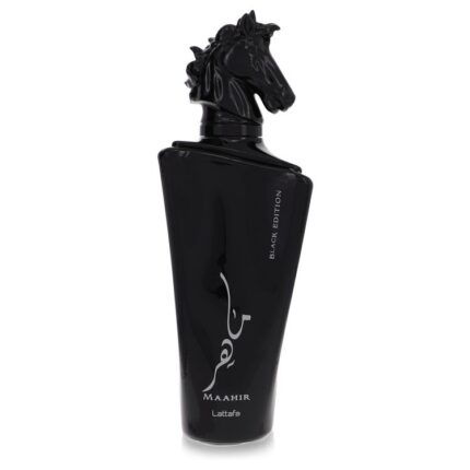Maahir Black Edition By Lattafa - Eau De Parfum Spray (Unisex Unboxed) 3.4 Oz