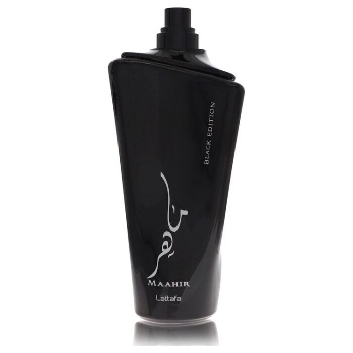 Maahir Black Edition By Lattafa - Eau De Parfum Spray (Unisex Tester) 3.4 Oz - Image 1