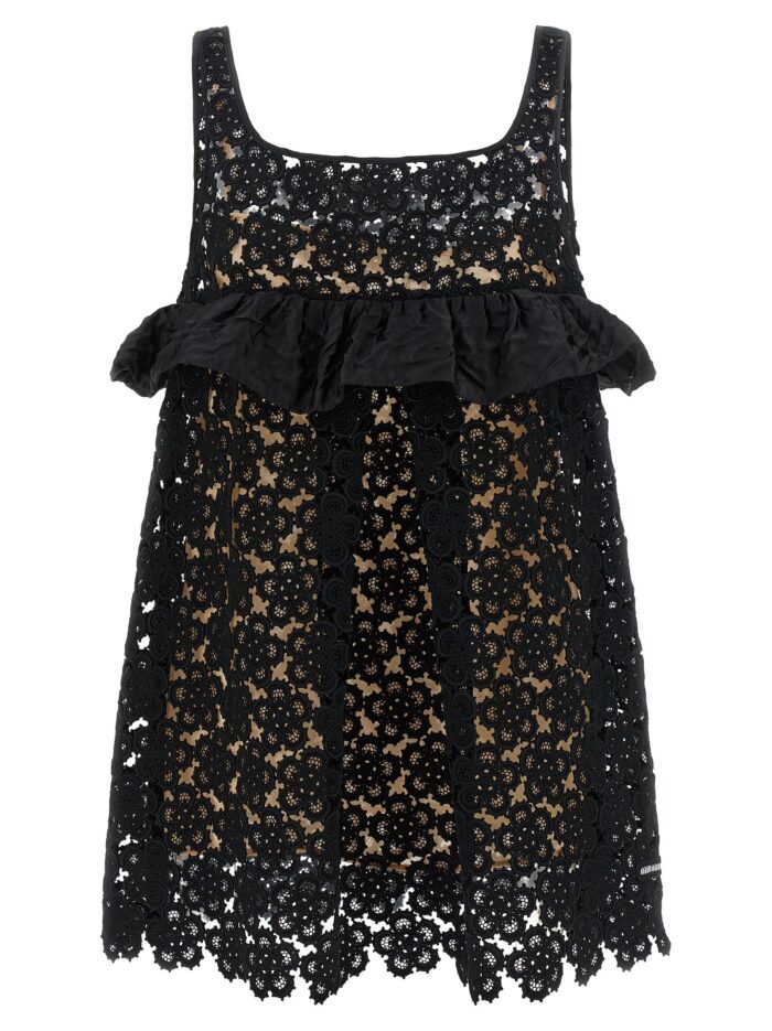 miu miu macramé dress Miu Miu Macramé Dress