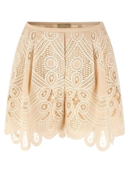 ELIE SAAB Macramé Embroidery Shorts