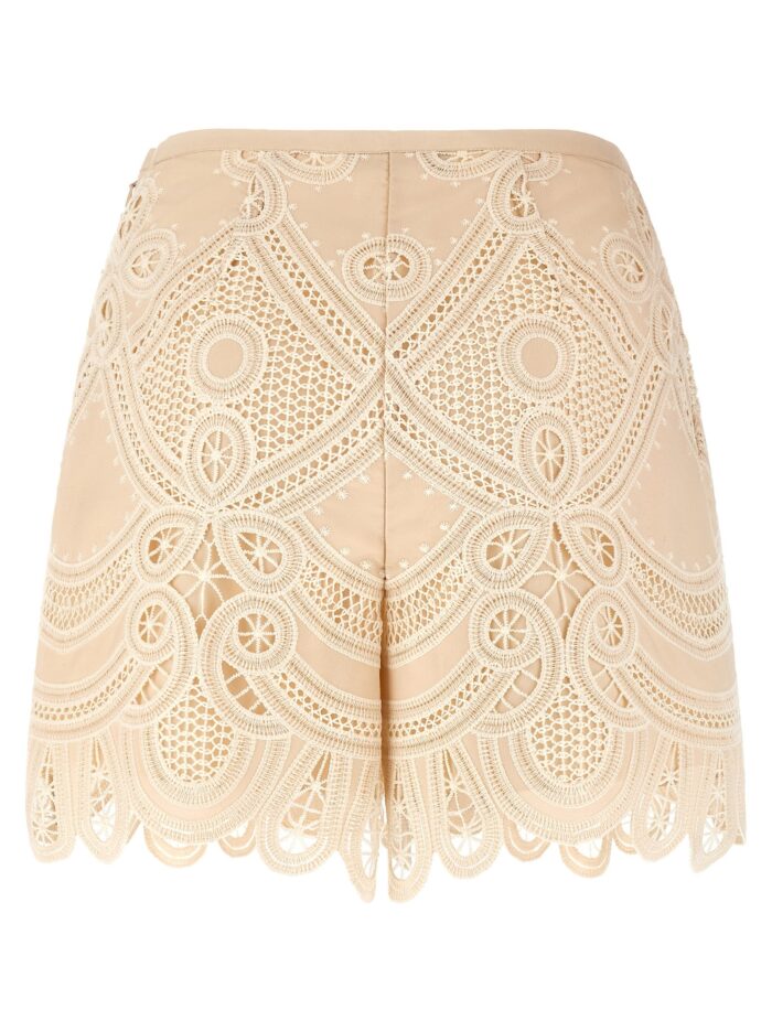 ELIE SAAB Macramé Embroidery Shorts