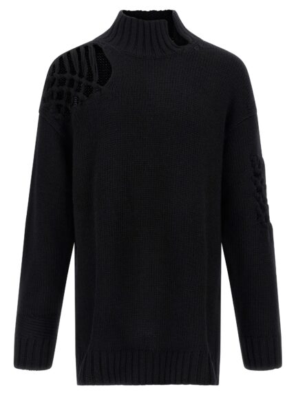 YOHJI YAMAMOTO Macramé Insert Sweater