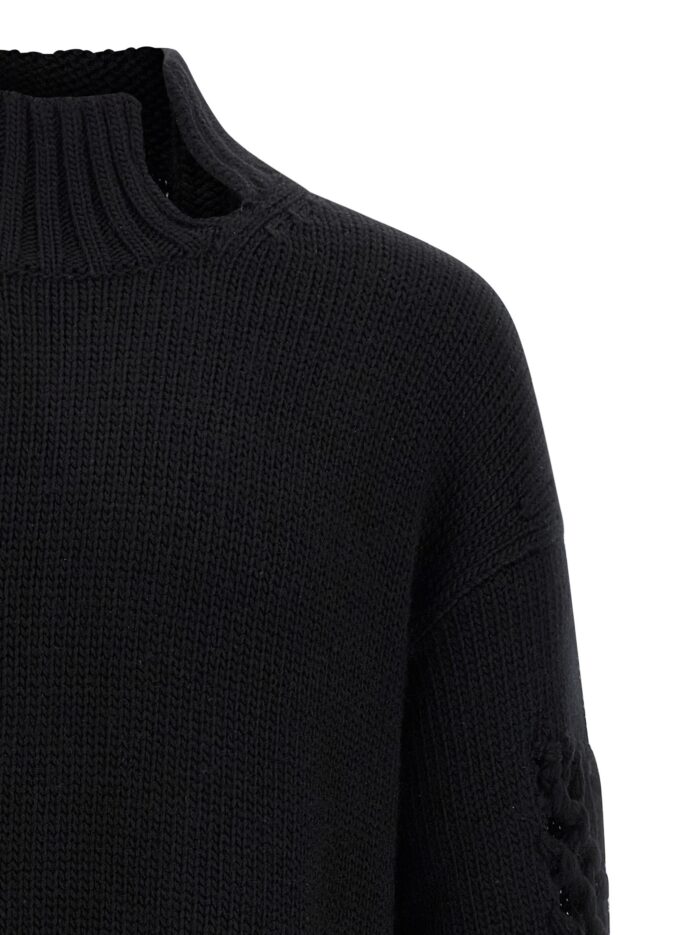 YOHJI YAMAMOTO Macramé Insert Sweater