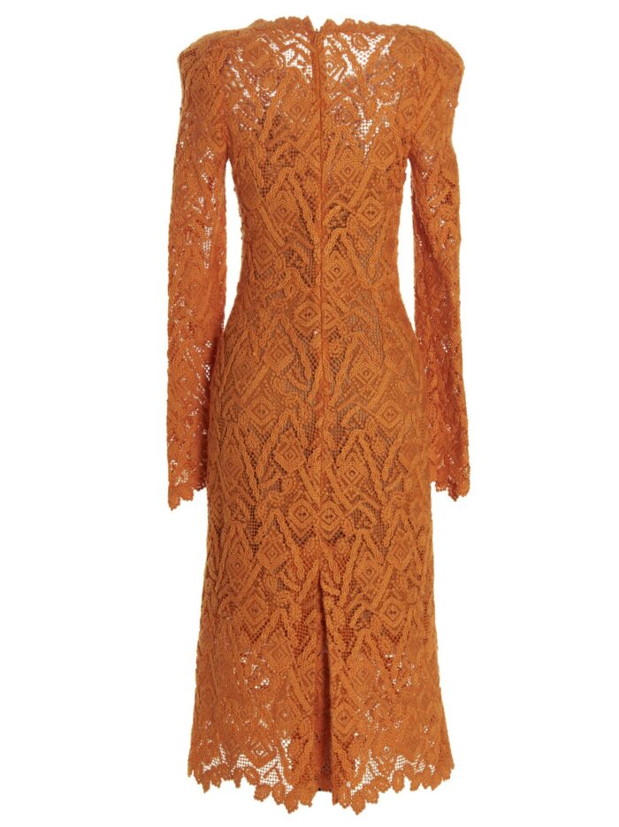ERMANNO SCERVINO Macramé Lace Dress