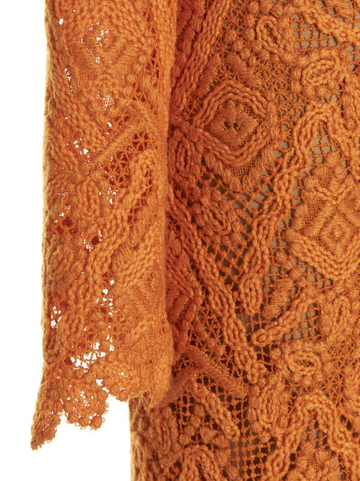 ERMANNO SCERVINO Macramé Lace Dress