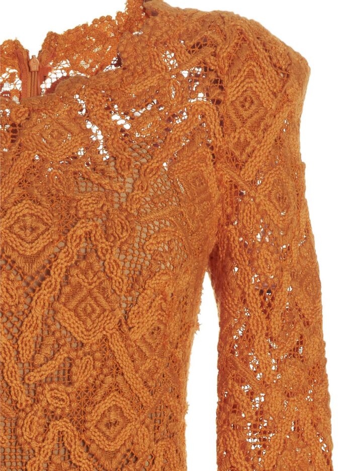 ERMANNO SCERVINO Macramé Lace Dress