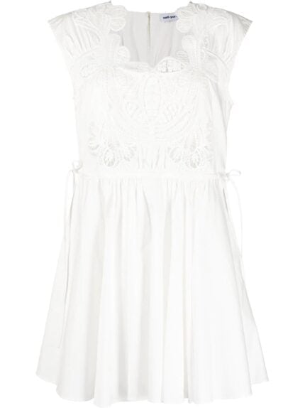 Macrame Lace Mini Dress