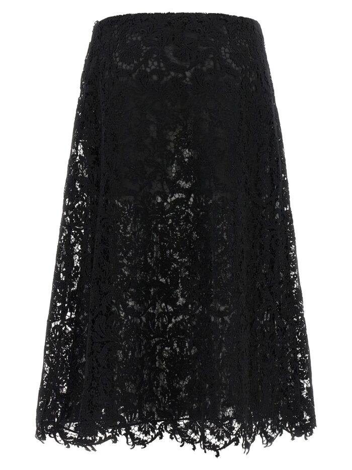 Fendi Macramé Lace Skirt