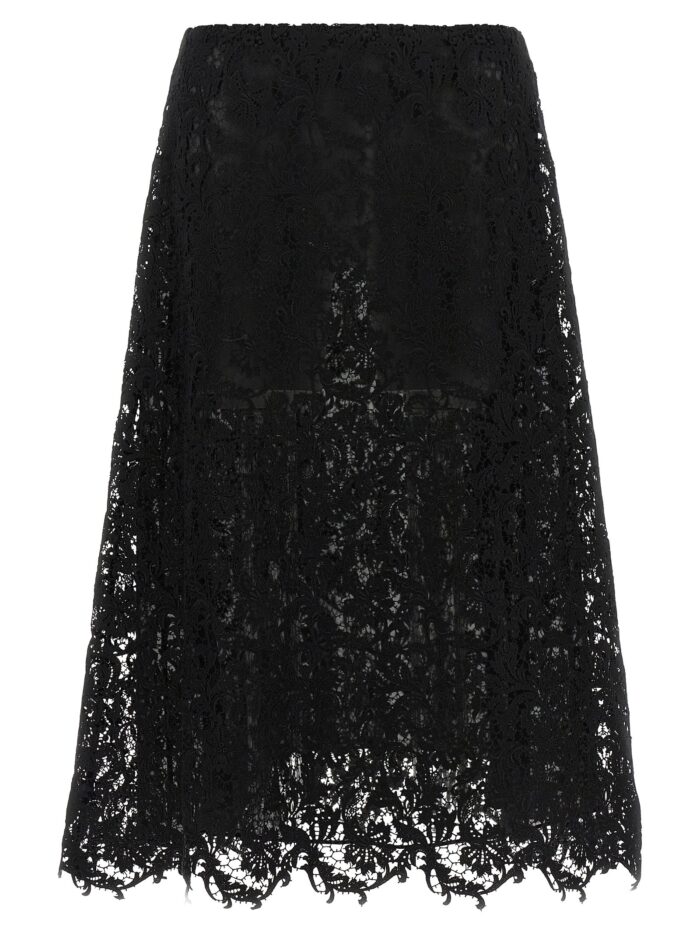 fendi macramé lace skirt Fendi Macramé Lace Skirt