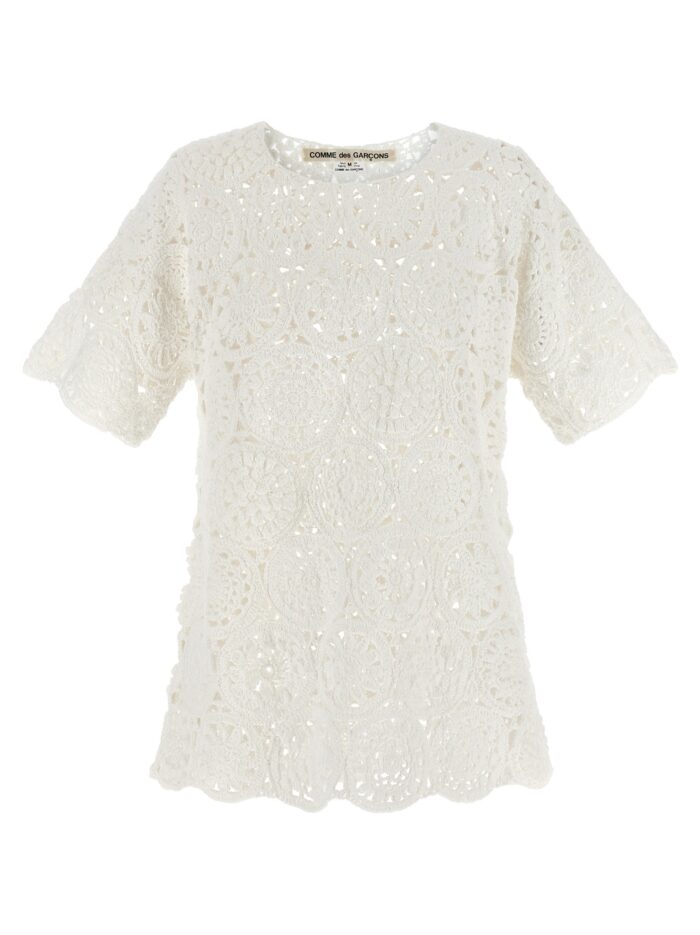 comme des garÇons macramé t shirt COMME DES GARÇONS Macramé T-shirt