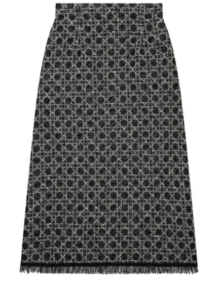 Dior "MACROCANNAGE" MIDI SKIRT