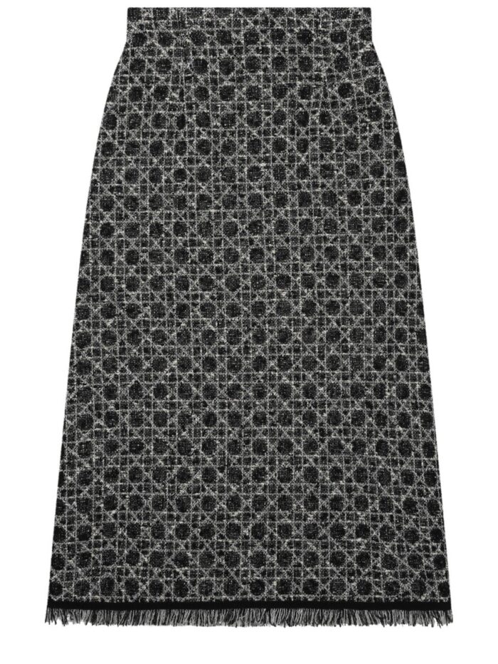 Dior "MACROCANNAGE" MIDI SKIRT