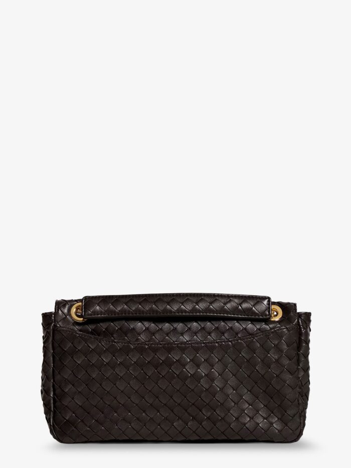 Bottega Veneta Madison Leather Crossbody Bag With Intrecciato Motif