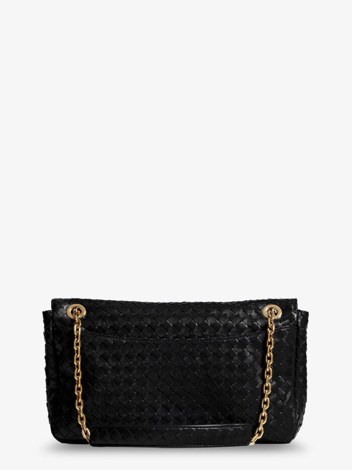 Bottega Veneta Madison Leather Shoulder Bag With Knot Detail
