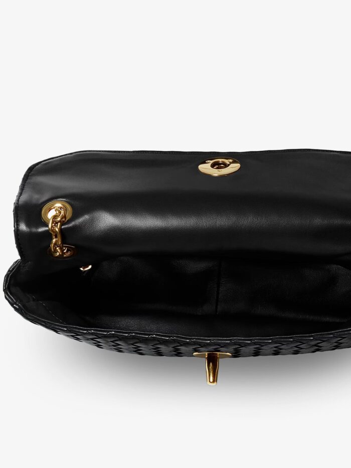 Bottega Veneta Madison Leather Shoulder Bag With Knot Detail