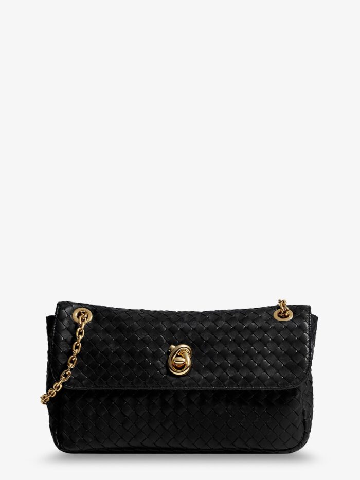 Bottega Veneta Madison Leather Shoulder Bag With Knot Detail
