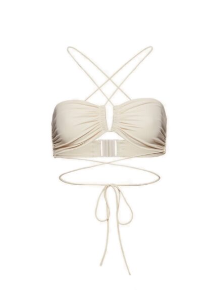 MAGDA BUTRYM BANDEAU BIKINI TOP
