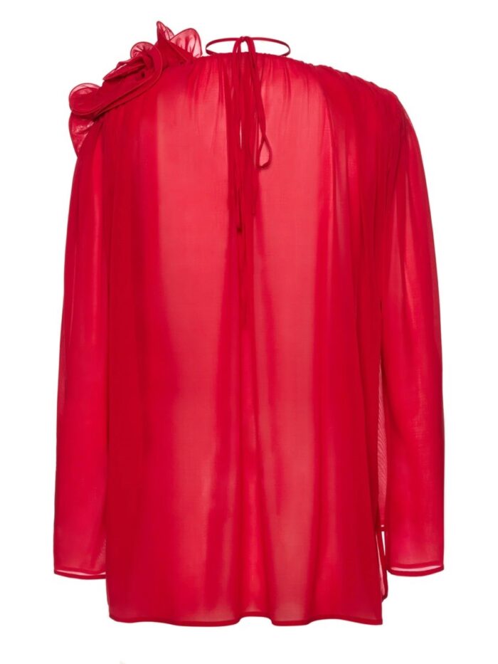 MAGDA BUTRYM BLOUSE WITH FLOWER